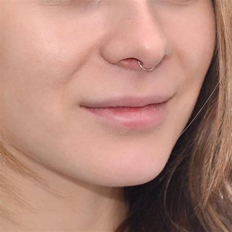 gold septum ring 16g